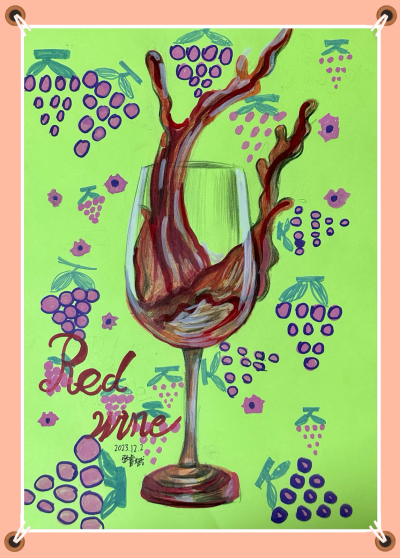 《杯中风情》学习目标
知识与能力
观察红酒瓶图片素材，从不同的角度来表线红酒在杯中的流动感，了解它们的形态特征以彩铅的方式表现出不同造型。
过程与方法
1.主要学习高脚杯的造型，以及透变化对…