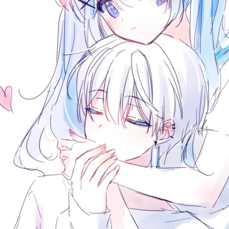 ΘvΘ情侣动慢头像_我&他_都可奈∽ - 高清图片，堆糖，美图壁纸兴趣社区