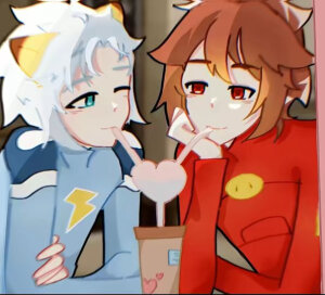 星航和猪猪侠的仙人头像