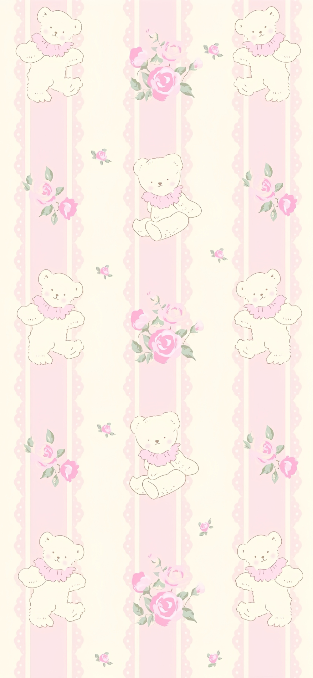 iPhone壁纸 卡通碎花平铺壁纸 一颗酸苹果的壁纸库