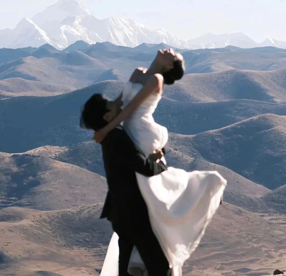 婚纱西装情侣头像