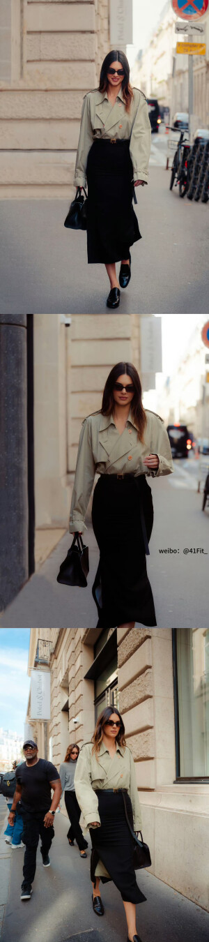 Kendall Jenner in Paris 街拍 OOTD
weibo@41Fit_