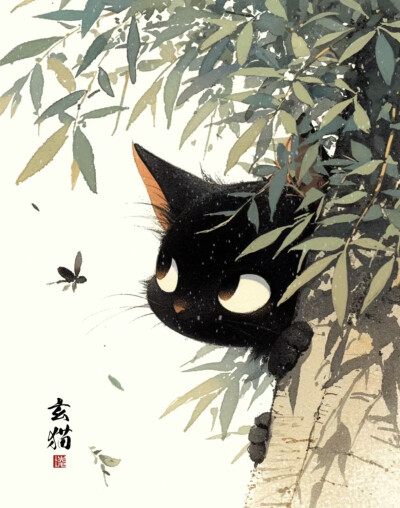 玄猫，小黑猫