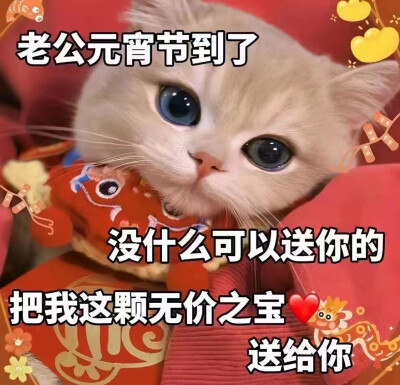 分享元宵节表情包啦~