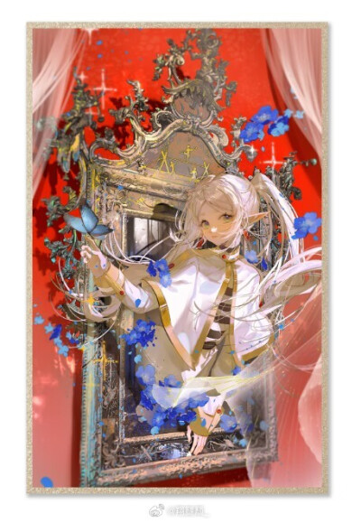 插画精选丨画师：翔腿颓_
＃原神＃冲呀饼干人王国＃一梦江湖＃葬送的芙莉莲