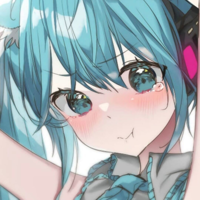 初音未来动漫二次元少女头像