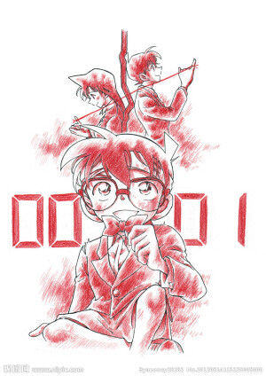 柯南剧场版手绘