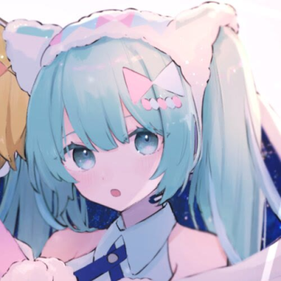 初音未来动漫二次元少女头像