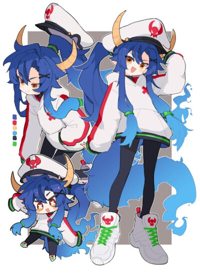 『插画素材』可爱少女元素