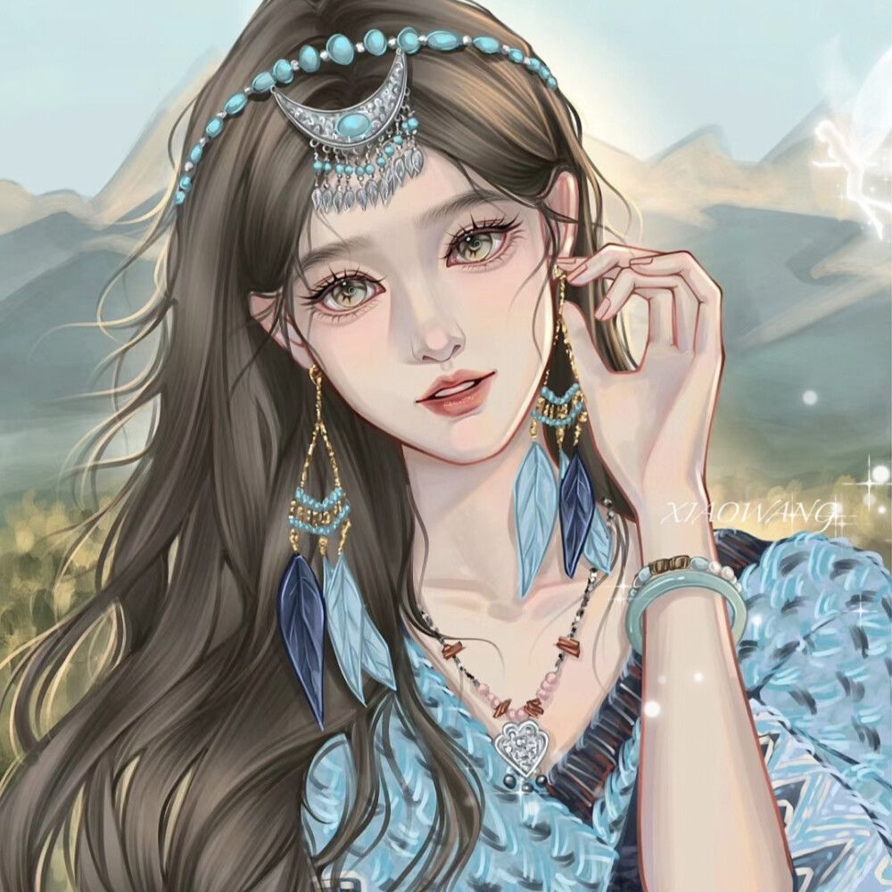 手绘女头
画师 : Ccai_613