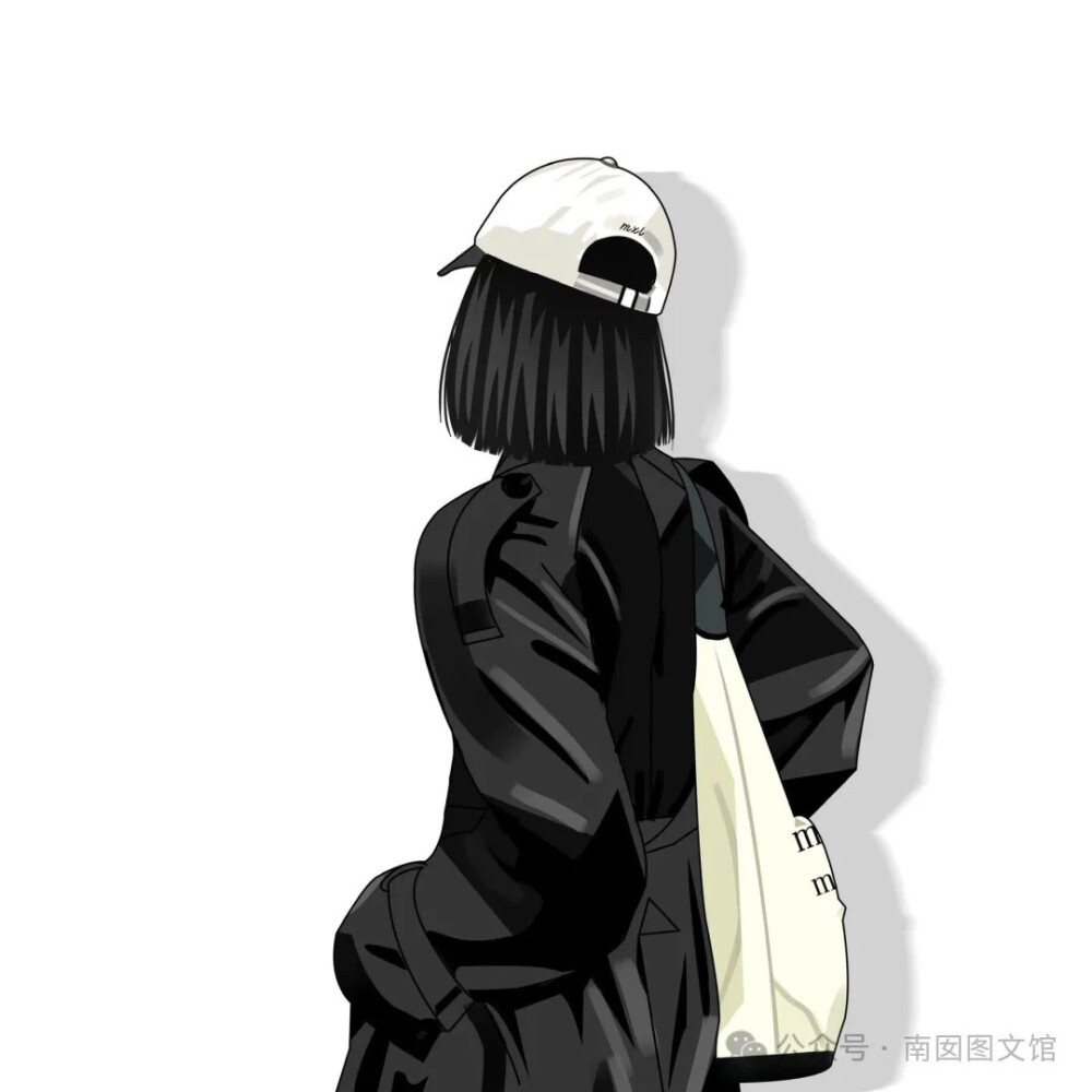 短发女生头像