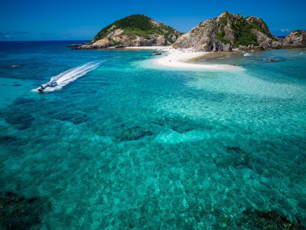 日本 沖縄県 渡嘉敷島 慶良間の宝石