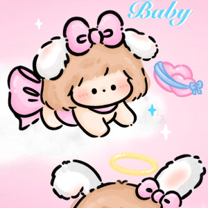 是可爱得云朵天使宝宝呀