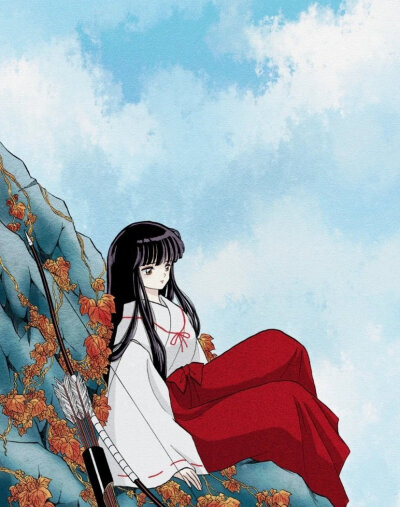 『犬夜叉』桔梗原画