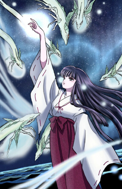 『犬夜叉』桔梗原画