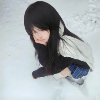 下雪女头