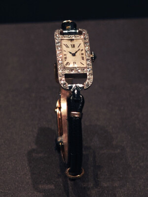 卡地亚古董钻石手表