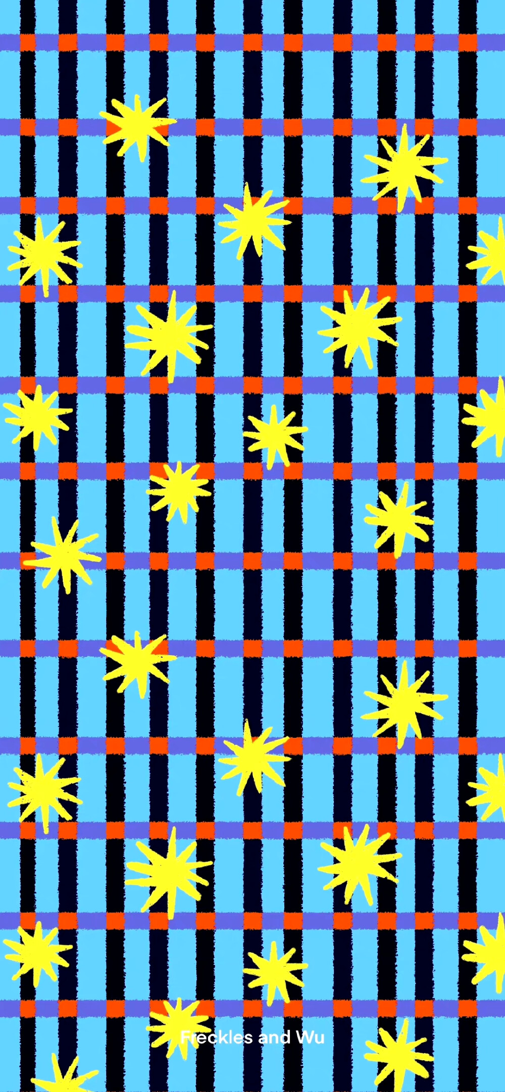 简约 格纹 锁屏壁纸 