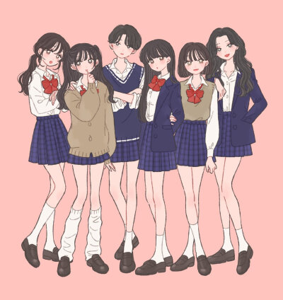 『插画素材』小裙子ớ ₃ờ