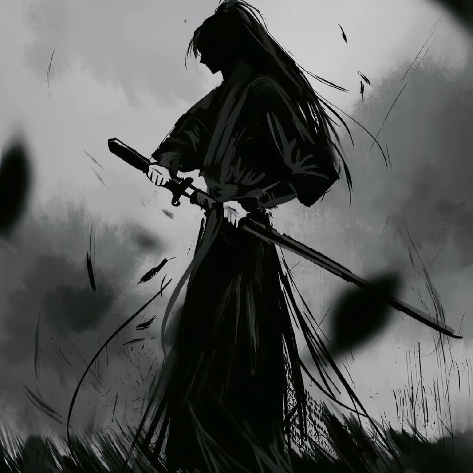 古风满满的暗黑古风男头