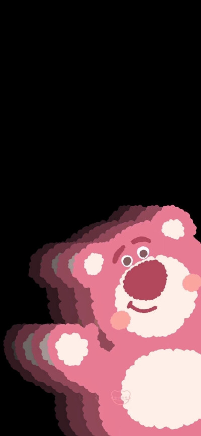 动漫渐变夜光壁纸鸭