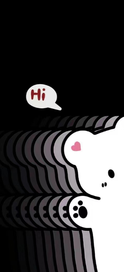 动漫渐变夜光壁纸鸭