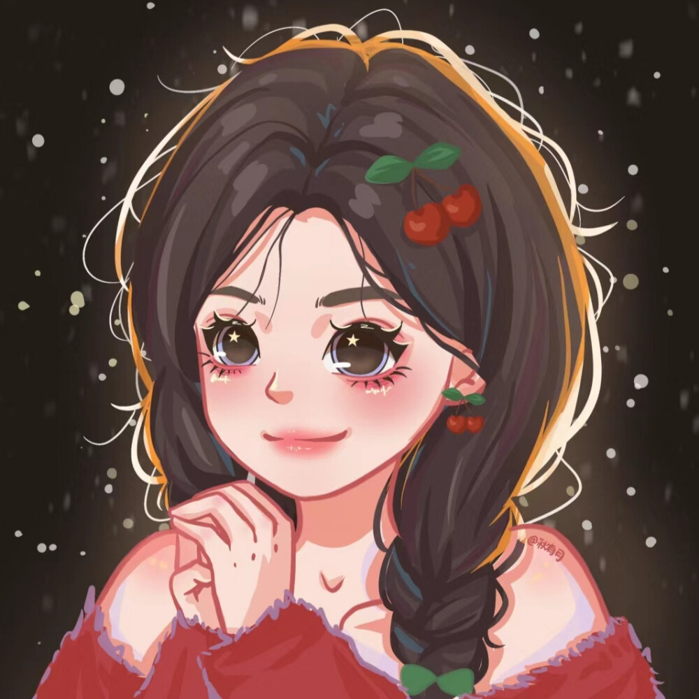 手绘女头