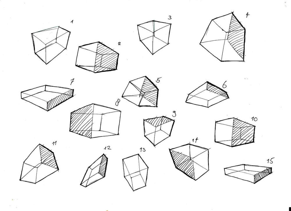几何透视手稿参考