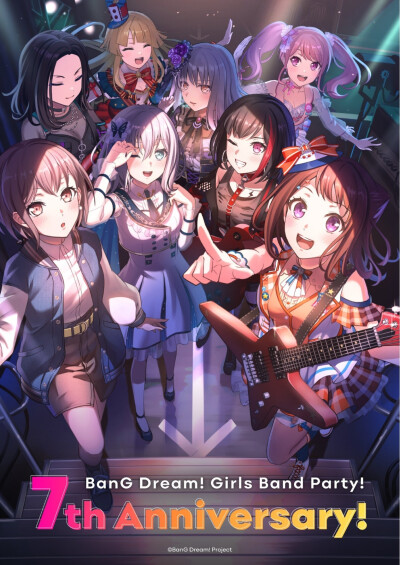 BanG Dream！七周年纪念贺图