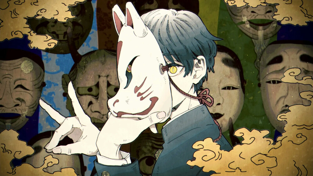 二次元面具少年意境侵权删