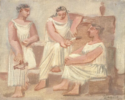 喷泉边的女人们2，巴勃罗·毕加索，1921，橘园美术馆