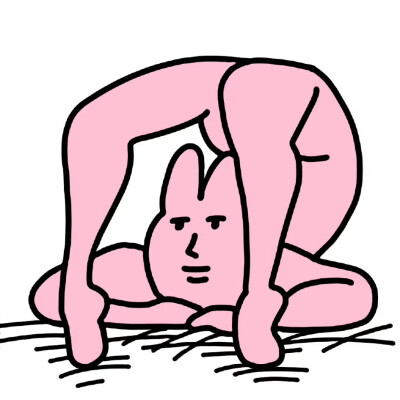 粉红兔子