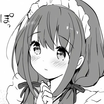 黑白女头