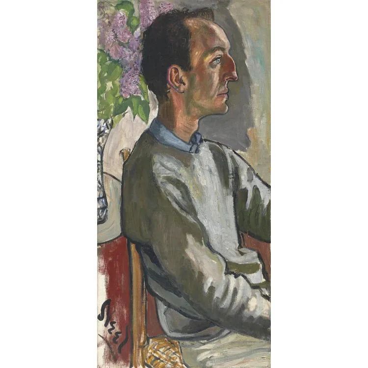 爱丽丝·尼尔（Alice Neel） 《弗兰克·奥哈拉》，1960 布面油画 美国国家肖像博物馆收藏