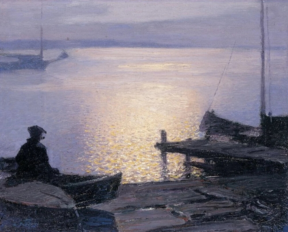 艺术家 爱德华·亨利·波特萨斯特
Edward Henry Potthast ​​​绘画作品欣赏。