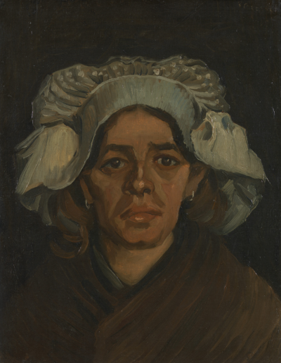 Head of a Woman (Gordina de Groot),March 1885,Oil on canvas,42.7x33.5cm