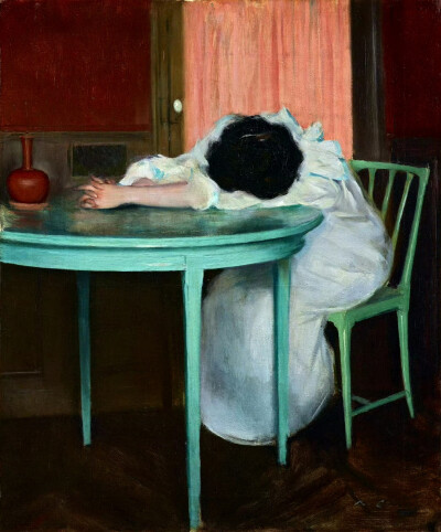 困倦
拉蒙·卡萨斯·卡彭
Tired (About 1895–1900)
19世纪｜西班牙画家｜印象主义｜现代主义｜外国美术史