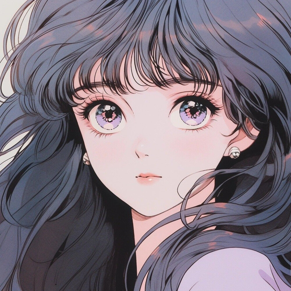 旧漫风头像 | 紫色