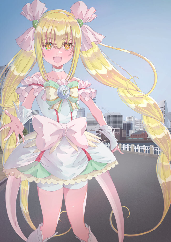 「光之美少女AllStars NewStage：未来的朋友」
坂上步美／Cure Echo（回声天使）