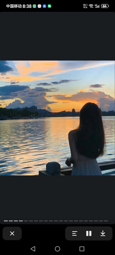 你们喜欢的夕阳女孩背影头像来咯