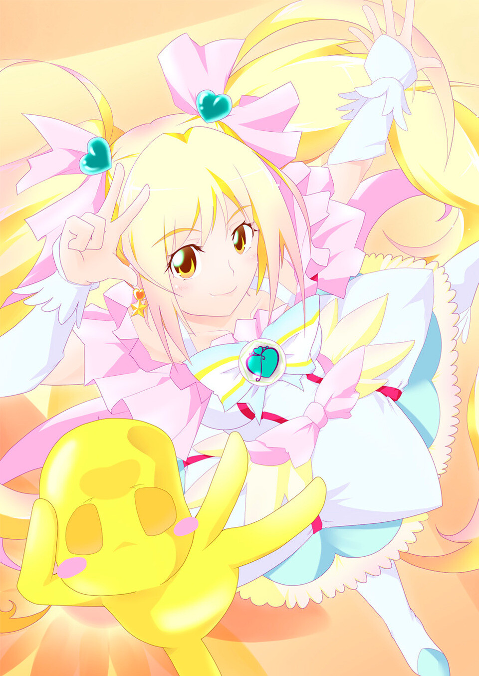 「光之美少女AllStars NewStage：未来的朋友」
坂上步美／Cure Echo（回声天使）