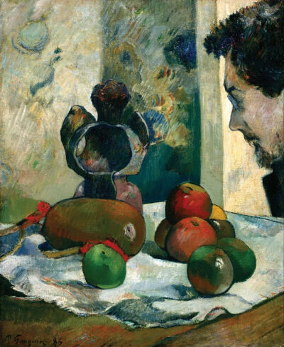 Still Life with Profile of Laval,1886,Oil paintings,46x38cm
