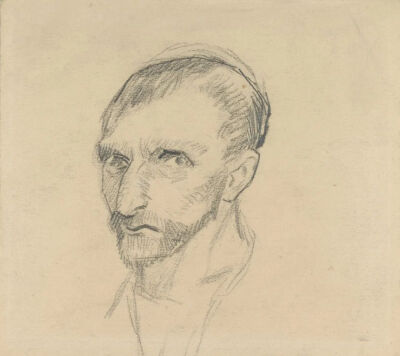 Self-Portrait,January-June 1887,pencil on paper,19.2x21.1cm