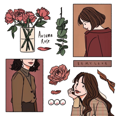 图源：韩国插画师nunnunano作品 仅供个人学习，禁止商用