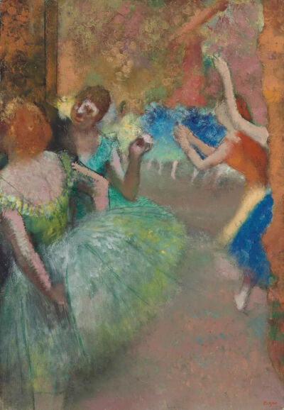 Scène de ballet,1885,Oil on canvas,81.3x56.3cm