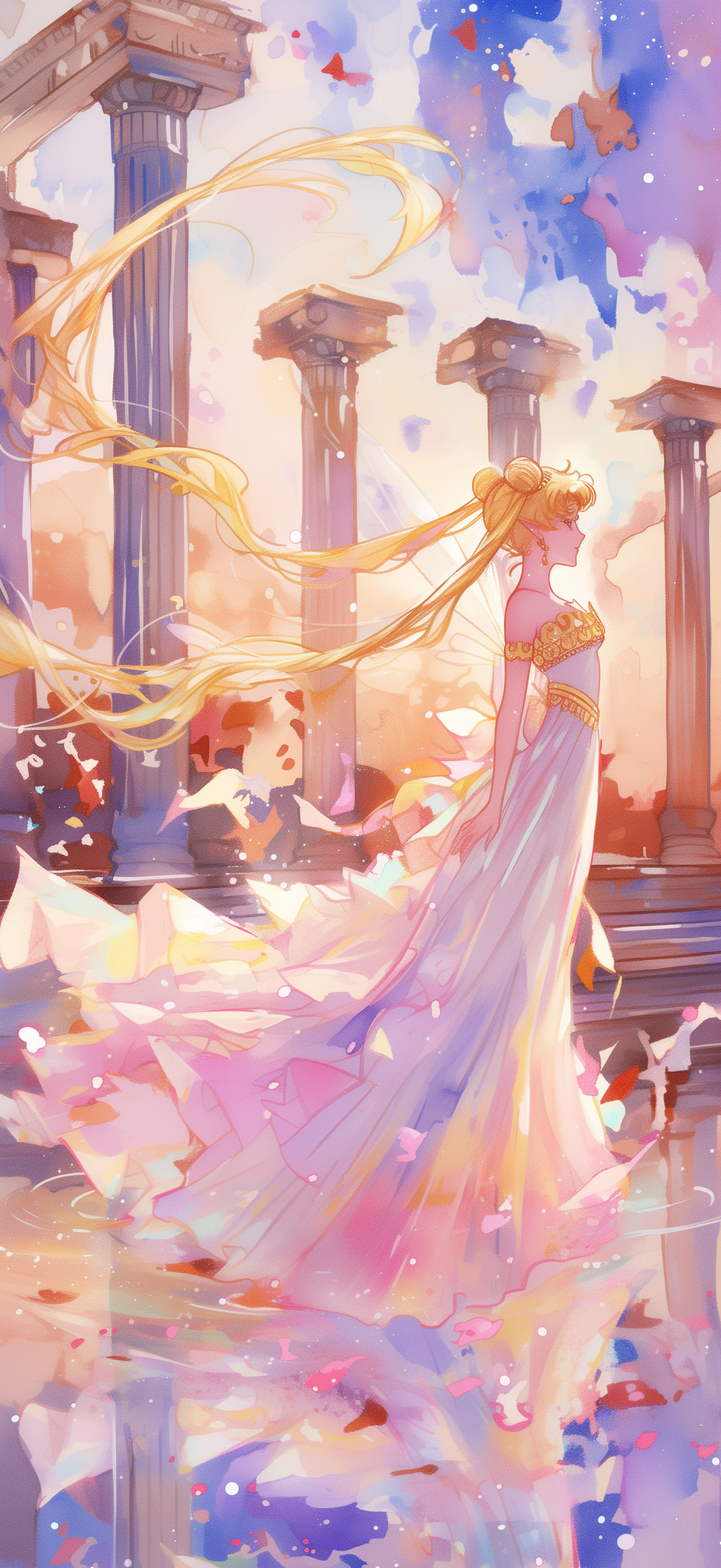 背景图片美少女战士风中芭蕾