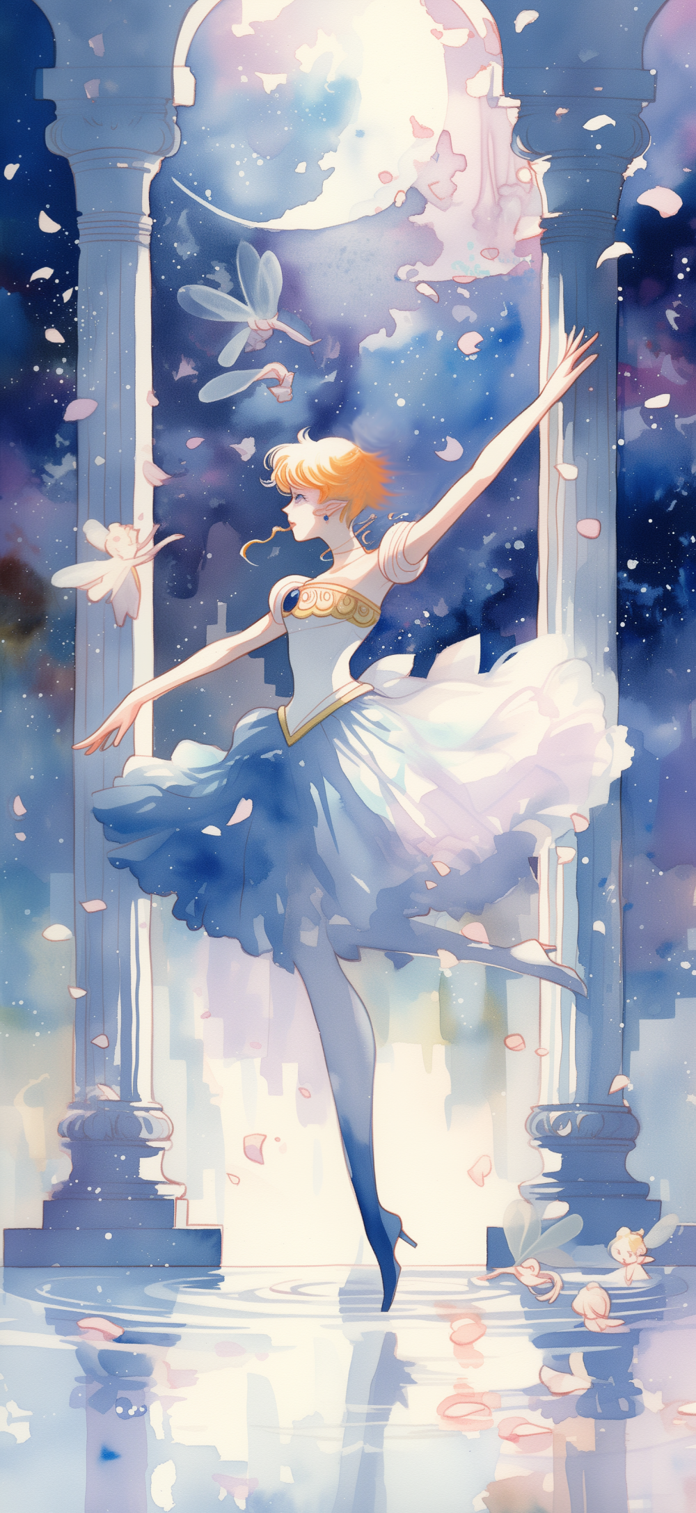 背景图片 美少女战士 风中芭蕾