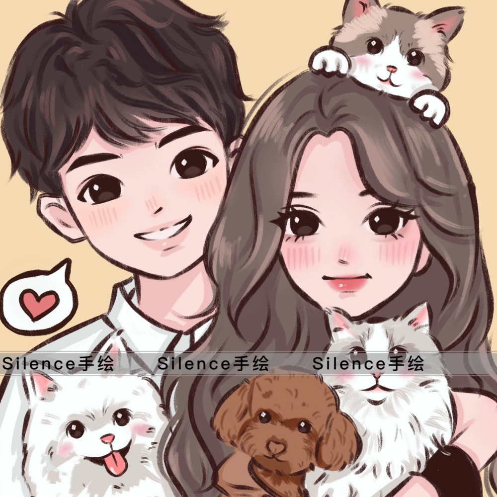 奶咖风手绘 / 头像合集