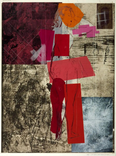 The Red Dancer of Moscow [state 1],1975,Screenprint on paper,102.9×76.2cm.
