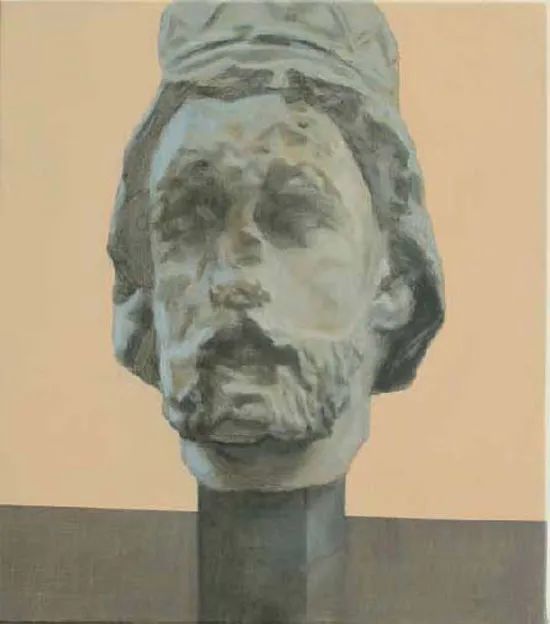 Head (Man with Crown),2015,Oil on canvas,22x25cm.